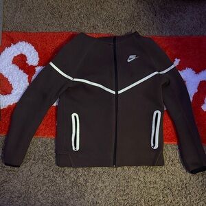 Brown reflective Nike Tech